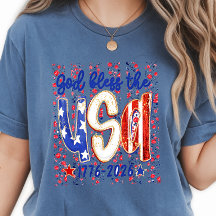 God-Bless-The-USA- Ditsy Floral 4th of July
