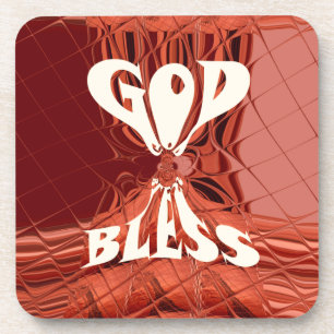 God Bless You Golden  kenya  Hakuna Matata Giraffe Coaster