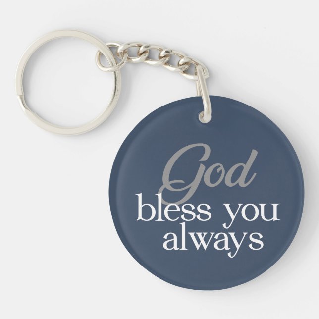 God bless you key ring (Front)