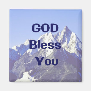 GOD Bless You magnet