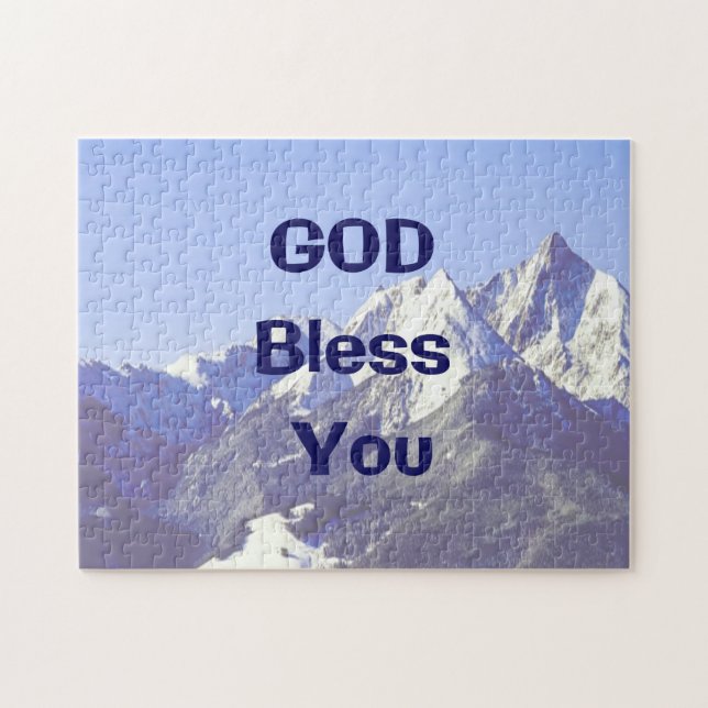 God Bless You puzzle (Horizontal)