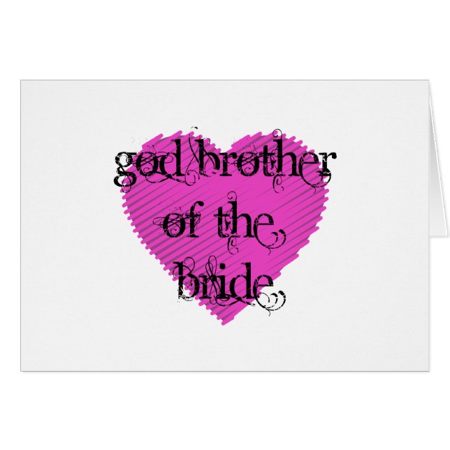 God Brother of the Bride (Front Horizontal)