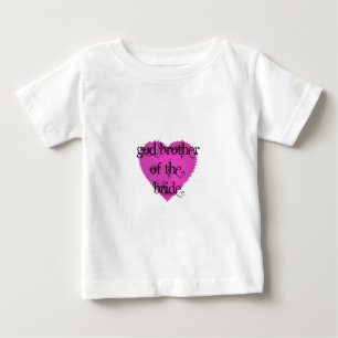 God Brother of the Bride Baby T-Shirt