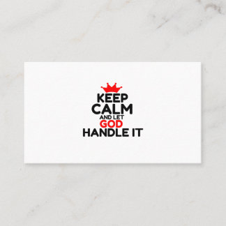 GOD BUSINESS CARD