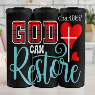 God Can Restore Everything Thermal Tumbler