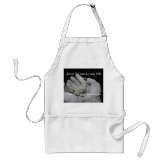 God Cares for the sparrows apron