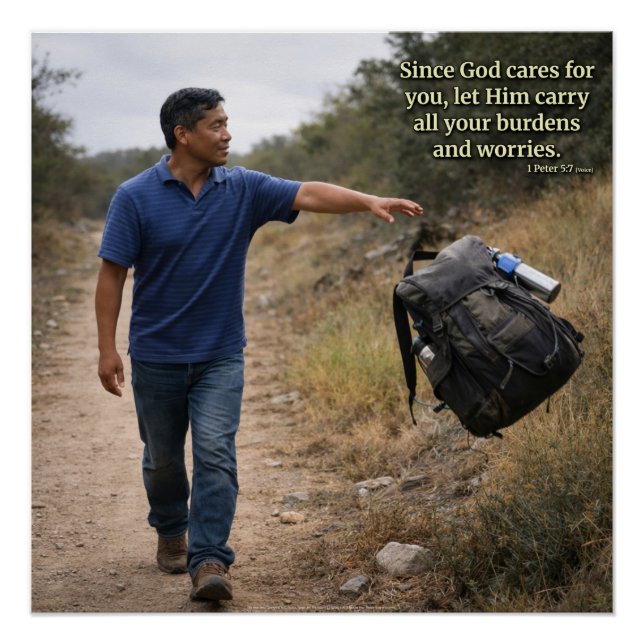 God cares for you poster (Front)