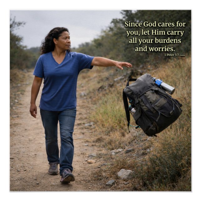 God cares for you poster (Front)