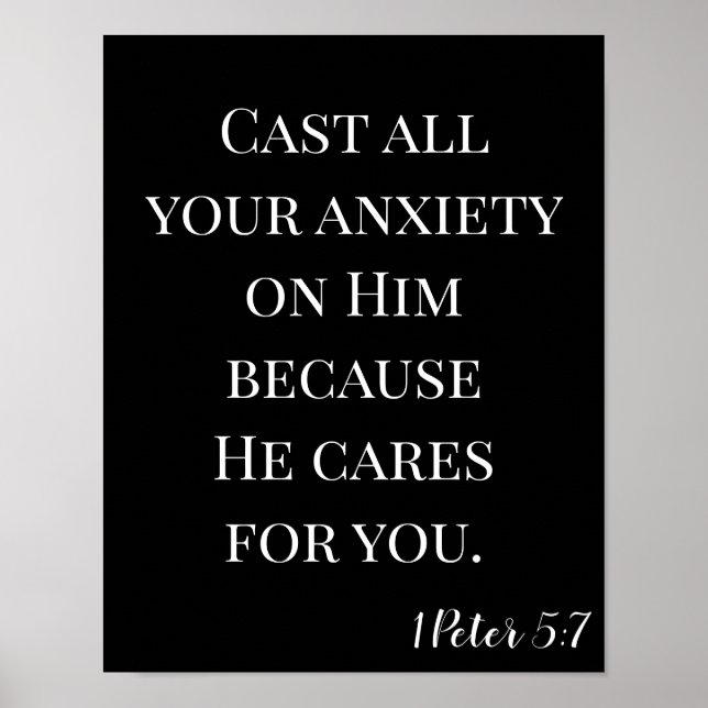 God Cares for you Poster (Front)