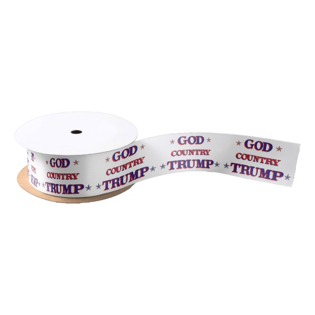 God Country Trump Satin Ribbon (Spool)