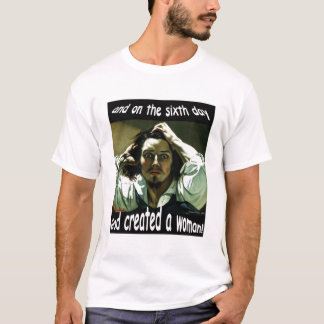 God Created a Woman T-Shirt