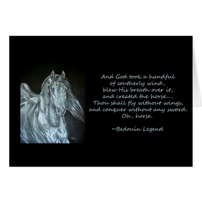 God Created Horse (Front Horizontal)