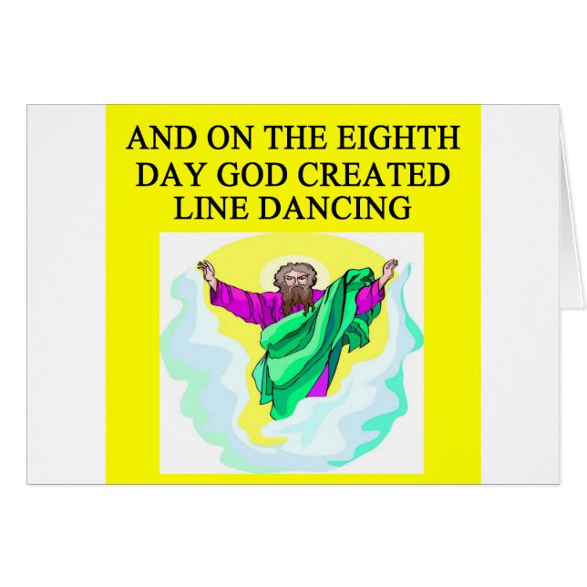 god created line dancing (Front Horizontal)