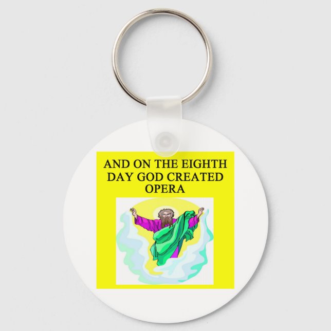 god created opera key ring (Front)