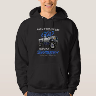 God Created The Square Body And He Saw It Was Perf Hoodie
