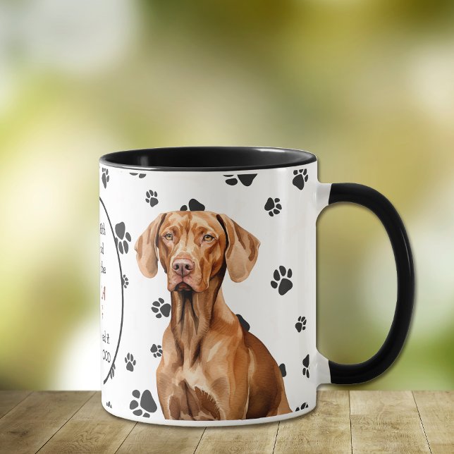 God Created Vizsla Dog Mug (Creator Uploaded)