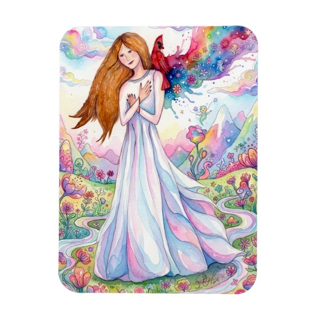 God Creation  Magnet (Vertical)