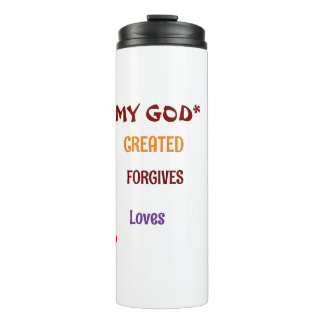 God Designed Me Collection Thermal Tumbler