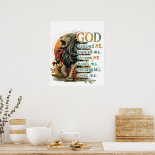 God Designed Me...  Poster