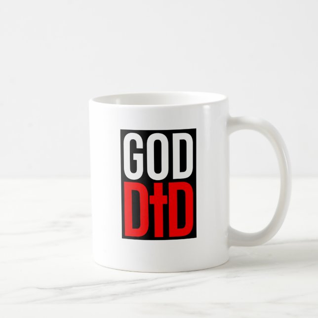 God Did – Inspirational Christian Coffee Mug (Right)