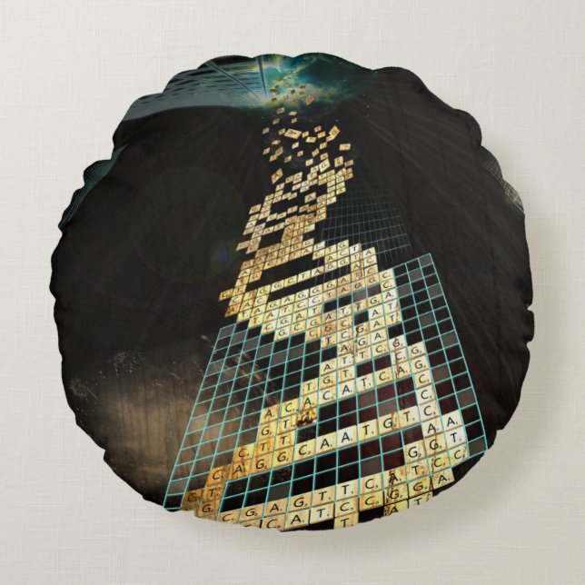 God doesn't play dice 2014 round cushion (Front)