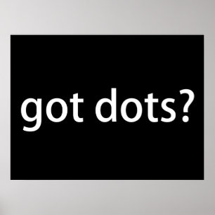 God Dots Funny Marching Band Poster