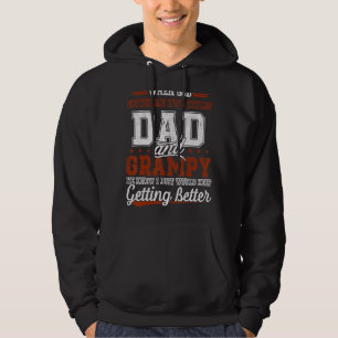 God Ed Me Two Titles Dad And Grampy  Fathers Day Hoodie