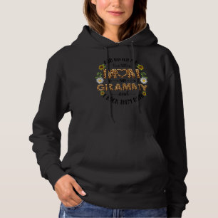 God Ed Me Two Titles Mum And Grammy Women Grandma Hoodie