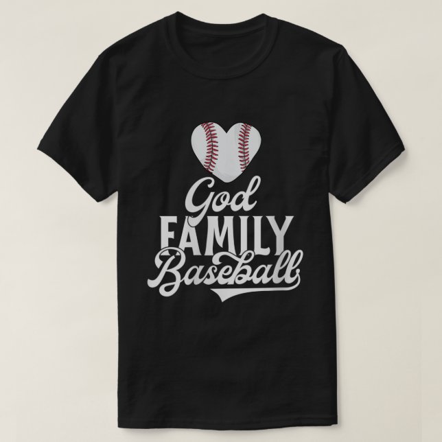 God Family Baseball Shirt South Christian Mum Base (Design Front)