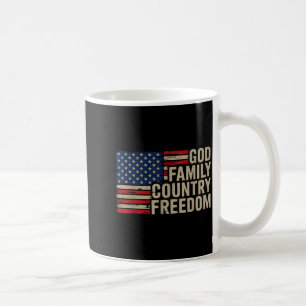 God Family Country Dom Patriotic Christian Usa Fla Coffee Mug
