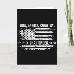 God Family Country Patriotic Faith Pride Usa For S Card