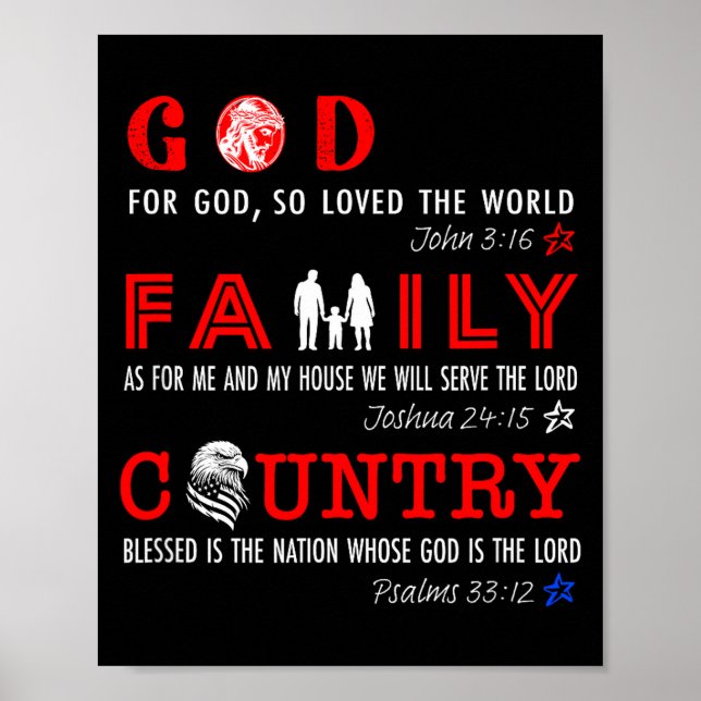 God Family Country  Poster (Front)