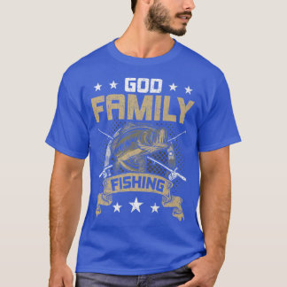 God Family Fishing Fly Fishing Premium T-Shirt