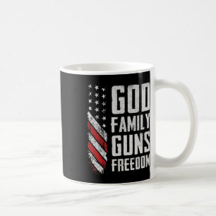 God Family Guns Freedom - Pro Gun Christian Usa Fl Coffee Mug