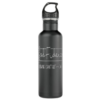 God Fidence Faith Church Christians Jesus 710 Ml Water Bottle