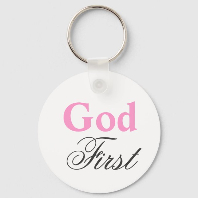 God, First Key Ring (Front)