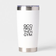 God First Then Gym Mug – Christian Workout Motivat