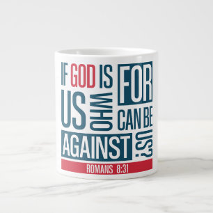 God for us large coffee mug