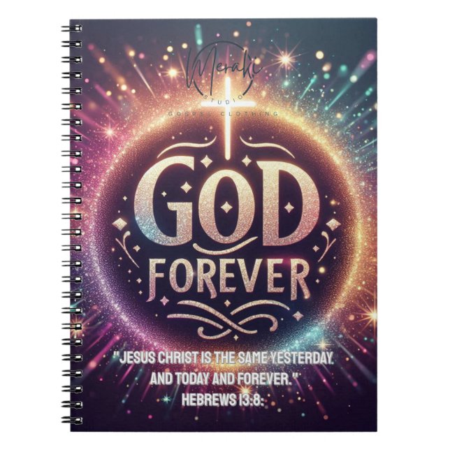 God forever Spiral Photo Notebook (Front)