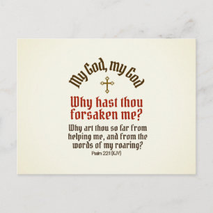 God Forsaken Me - Postcard / RSVP / Invitations