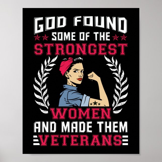 God found some of the strongest women poster (Front)