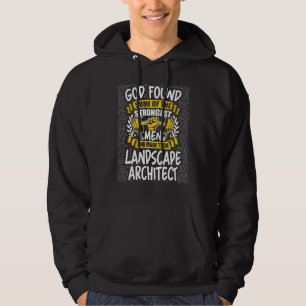 God Found Strongest Men and Made Them Landscape Ar Hoodie
