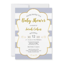 God Framed Baby Shower Invite 1