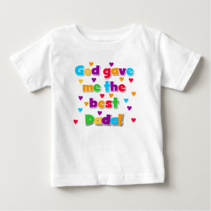 God Gave Me the Best Dada Baby Romper T-Shirt