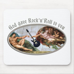 God gave Rock and Roll to you Mouse Pad