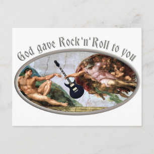God gave Rock and Roll to you Postcard