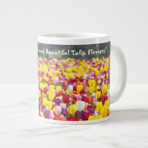 God Gave Us Life mugs Beautiful Tulip Flowers