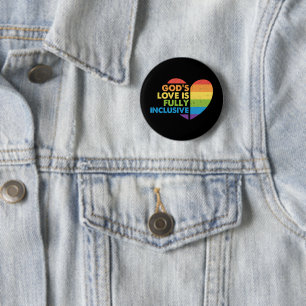 God Gay Christian Lgbt 6 Cm Round Badge