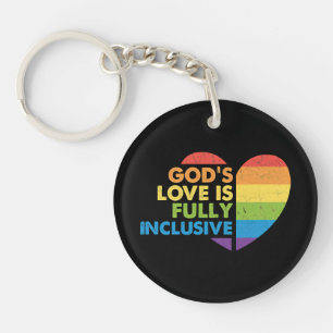 God Gay Christian Lgbt Key Ring