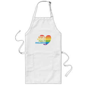 God Gay Christian Lgbt Long Apron